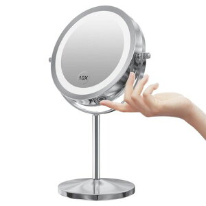 Gospire�g�勾LED�g�勾�g�剻�ϋ����σ~���[10�{���t��LED�~���[LED���C�g�t���~���[�^�b�`�����i�K���邳���߉R�[�h���X�k���e�C�X�g���~���[���ʉ��ϋ�360�x��]���肵���y��h�V�́c