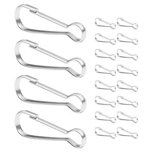 iplusmile30�X�e�����X�X�`�[���o�b�P���X�i�b�v�t�b�N40mm���Ɨp�t���b�O�N���b�v�ϋv���ƍė��p�\�ȃf�U�C���ŊȒP���t���A�E�g�h�A�p�A�N�Z�T���[