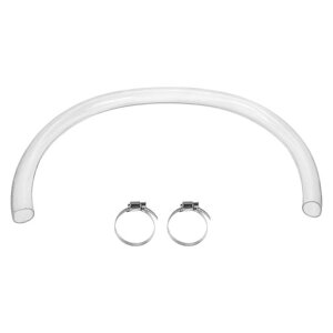 PATIKIL30mmIDx36mmODx1mL�N���A�r�j���J�[�h�X���[�u�t���L�V�u���v���X�`�b�NPVC�`���[�u�z�[�X�X�e�����X�N���b�v2�t���t�̗A���p����