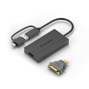 WAVLINKUSB3.0A/C-HDMIDVIA_v^[/4Ko̓~jhbLOXe[VrfIOtBbNRo[^[/3840x2160}`fBXvC/1x4KΉHDMIo̓|[g/1xUSB3.0|[gځAWindows