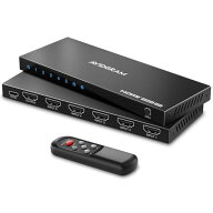 AVIDGRAM HDMI 切替器 4K 60Hz, 2.0 セレクター 5入力1出力, 5ポート スイッチャー IRリモコン付き HDCP …