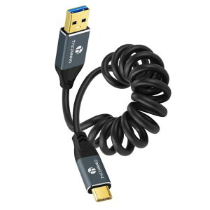 ThzzhnnoUSBtoUSBC�X�p�C�����P�[�u10Gbps�[�d�Ή��p�C���������R�[�h�L�k��iPhone/SamsungGalaxy�Ή�(85mm~1m����)