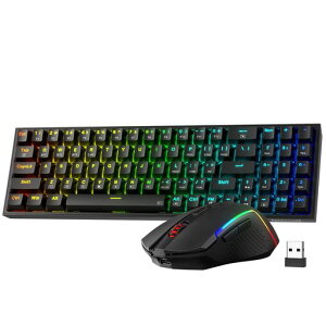 redragon s136�Q�[�~���O�L�[�{�[�h&�}�E�X�R���{,75% k628 tri-mode���C�����Xrgb���J�j�J���L�[�{�[�h��7200 dpi���C�����X�Q�[�~���O�}�E�X�o���h��,�֗��ȋ��L�h���O��
