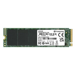 �g�����Z���h M.2 NVMe SSD 250GB 2280 PCIe Gen3x4 �ő�Ǎ���:3,000MB/s �ő发����:1,300MB/s M Key TS250GMTE115S