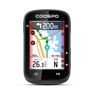 COOSPO CS600 �T�C�N���R���s���[�^ GPS �T�C�R�� 2.4�C���` �J���[�^�b�`�X�N���[�� ���]�� �i�r �X�s�[�h���[�^�[ ���[�h�o�C�N ���x�v ����Bluetooth5.0&ANT+�Ή� �����O�o�b�e���[ Strava���� ���c
