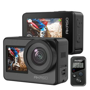�A�N�V�����J���� 4K60fps AKASO Brave 7 �h�� IPX8 10m�Ή� ��u���␳ Horizon�␳ ���������R�� �E�F�A���u���J���� �����J���� WiFi �������� ���m�C�Y�ጸ �O���}�C�N�Ή� �o�b�e���[2�t��