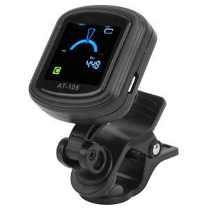 ギタークリップ式チューナー充電式ギターチューナー高精度12平均律楽器演奏110mAh内蔵バッテリーギター/ベース/ウクレレ/バイオリンに適用