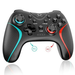 Switch �R���g���[���[ 2025�A�b�v�O���[�h Switch2 �R���g���[���[ Sungale �X�C�b�` �v���R�� �����A��/�A�˃z�[���h �w�ʃ{�^���t�� �}�N���@�\ Bluetooth5.0�ڑ� 6���W���C���Z���T�[ 10���ԘA���c