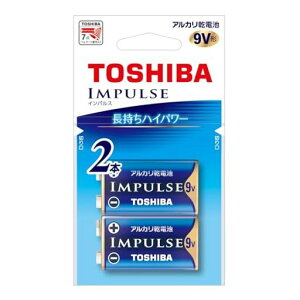 TOSHIBA(����) �A���J�����d�r 9V�` 2�{�� 6LR61H 2EC