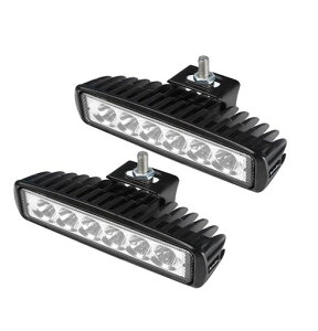 AutoGoLED���[�N���C�g18W6LED��Ɠ�LED���C�g�o�[���p�^�C�v6�A10-30VDC�Ή�(12V/24V���p)�h���E�h�o�E�ϏՌ��E�������I�t���[�h�E�@�B�E�����ԁE�g���b�N�p�i�ԊO���ėp��Ɠ��y2�Z�b�g�z