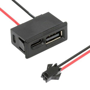 NFHKDIYOEMType-A&Type-C���X�\�P�b�g��������2�s���w�b�_�[�P�[�u���s�b�`=2.54mm���b�`�}�E���g�^�C�vDC5V�d��