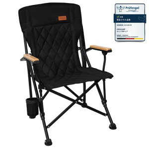 KingCamp�A�E�g�h�A�`�F�A����S�n�̗ǂ������x�Ȃ킽�V�R�؃A�[�����X�g�ω׏d136kg�L�����v�֎q����~�ߋr�t�����[�p�t�b�N�t���J�b�v�z���_�[�t���L�����[�ܕt�������b�N�X�`�F�A���c