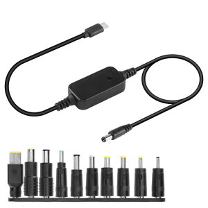CERRXIANUSBC-DCPD�A�_�v�^�P�[�u��(10�R�l�N�^�[�E�`�b�v�t��)Type-CtoDC�d���P�[�u���o�͒����\�d��5V-9V-12V-15V-20VPD�}���[�d�P�[�u��50CM