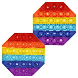 スクイーズ玩具 (数字1~100)プッシュポップ 知育おもちゃ そわそわ 自閉症の緩和 ボードゲーム プッシュポップバブル ストレス解消グッズ 減圧おもちゃ 洗える可能 子供大人兼用 誕生日 …