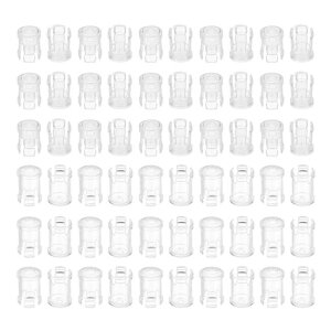 PATIKIL3mm/5mmクリア発光ダイオードホルダークリップ100個LEDランプソケット電球キャップ保護カバーベゼルマウントパネルディスプレイ用透明