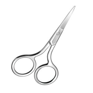 精密眉毛カット顔面毛髪ハサミ鼻毛とひげ剪定器眉毛整形つげカット用ミニハサミステンレス製多対応