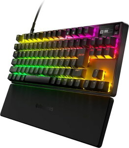 SteelSeries ���s�b�h�g���K�[ ���� �Q�[�~���O�L�[�{�[�h �e���L�[���X �L�� ���{��z�� OmniPoint�X�C�b�` �L�@EL�f�B�X�v���C���� Apex Pro TKL (2023) 64861 �u���b�N