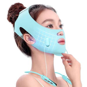 美顔器EMS首掛けフェイスベルトV顔ベルト5段階4機能モード自宅エステ美容家電通気性高弾性セルフ美容男女共有