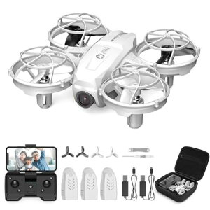 HolyStone�h���[��100g����2024�ŐV�^�\���s�v1080P�J�����t���q���������^�~�j�h���[���o�b�e���[3�q���p�蓊���e�C�N�I�t�������񃂁[�h�O�Ք�s���[�h���x�ێ�2.4GHz4CH���[�h1/2���R�]����