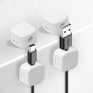 ケーブルホルダーマグネット式ケーブルクリップ【6個セット】配線止め配線整理ケーブルスムーズ調整可能コードホルダーデスク周りコードクリップ貼り付け強力粘着USB配線収納卓上デ…