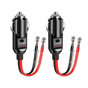 �Ԃ̃V�K�[���C�^�[12V/24V�ԗp�V�K�[�\�P�b�g�����P�[�u��16AWG�������R�ALED�w�����C�g�t���≏���悭15A�̑�d�����T�|�[�g���܃V�K�[���C�^�[�p(2����)