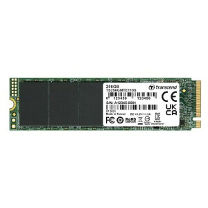 �g�����Z���h�W���p�� Transcend PCIe M.2 SSD (2280) 256GB NVMe PCIe Gen3 x4 3D TLC�̗p 5�N�ۏ� TS256GMTE110S