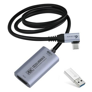 Guermok 4K@60FPS �r�f�I�L���v�`���J�[�h 90° USBC 3.3�t�B�[�g 2K@144FPS USB3.0 HDMI to USB A/C �L���v�`���J�[�h �X�g���[�~���O�p iPad/Mac OS/PC Quest3 OBS