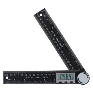 Smgdaデジタル角度計200mm角度定規分度器360度測定木工家具製作模型製作DIY木材カット家具部品の測定