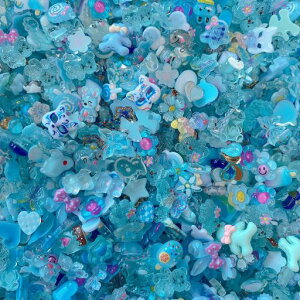 DUOLEIMI�l�C���p�[�c�l�C���f�R�p�[�c100pcs����ԃN�}�E�T�M�l�C���A�[�g�W���G���[�p�[�c3D���̃L�����N�^�[���W���pDIY�f�R�p�[�c(��)