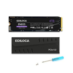 EdilocaEN855SSDq[gVNt4TBPCIeGen4x4NVMeM.22280PS5mFςݍőǍ:7400MB/ső发:6800MB/s3DNANDTLCSSDDRAMLbV