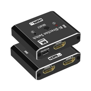 ENBUER 8K@60Hz HDMI 2.1 �ؑ֊� 2����1�o�� 4K@120Hz 1080P@240Hz HDMI �ؑ֊� 3D HDR HDCP2.3 ���� �r�f�I �����o�� �t�� Dolby