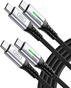 INIUUSBC�P�[�u��(2�{�Z�b�g2m)100W5APDQC4.0�}���[�d�����f�[�^�]�����ϋv�i�C�����҂�TypeCtoType-CUSB�P�[�u���^�C�vC�[�d�P�[�u��iPhone171615Samsung