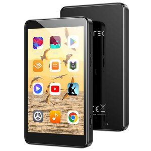 AGPTEK MP4�v���[���[ Android�V�X�e�� Wi-Fi�Ή� Bluetooth5.0���� �X�s�[�J�[���� 8G type-c�[�q ���@�\���y�v���[���[ �f�W�^���I�[�f�B�I�v���[���[ �d�q���Ѓ��[�_�[ ���y FM���W�I �^�� ���y�� �c
