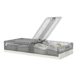 FLEXISPOT�x�b�h�����[�P�[�X�x�b�h�����[�{�b�N�X�ߑ��P�[�X���[�P�[�X���[�{�b�N�X�R���e�i�{�b�N�X�x�b�h�����[STD�܂��ݎ��ςݏd�ˉ\�L���X�^�[�t���ߗގ��[���ގ��[��e��(�O�c