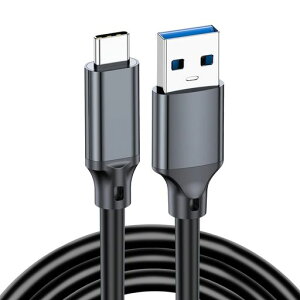USB-C&USB-A3.1(Gen2)�P�[�u��3mPopolier�y10Gbps�f�[�^�]��/3A60W�����[�d�zUSB3.1Gen2�P�[�u��USB-AtoUSB-C�P�[�u�����ϋvPVC�f��
