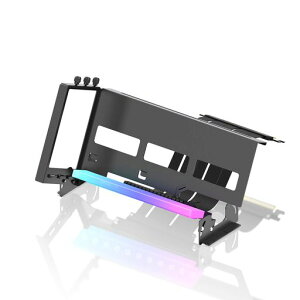 EZDIY-FAB�V����RGB����PCIe4.0GPU�u���P�b�g�}���`�A���O�����������O���t�B�b�N�J�[�h�z���_�[ARGB5V3�s��LED���C�g����PCIe4.0X16Gen4���C�U�[�P�[�u��90�x���p17cm�u���b�N�L�b�g