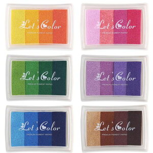 KALOLINNA�X�^���v��J���[���L�x����DIY�蒠�C���N�p�b�h�z�؍ނɂ��g�p�w�Z�c�t���m��ߋ�(6�Z�b�g)