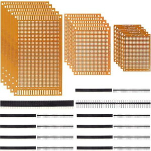 DAOKAI PCB �v���g�^�C�v�̃u���b�h�{�[�h�̃L�b�g 5 x 7 cm �y�� 7 x 9 cm �y�� 9 x 15 cm �̃x�[�N���C�g DIY �̃v���g�^�C�v�A�����̒j���̒P��̗� 40 Pin