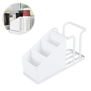 紙コップホルダーカップディスペンサーカップホルダー4つの仕切りコーヒーバー収納ホルダーコンビニカップビュッフェ、オフィスなど適用多機能省スペース