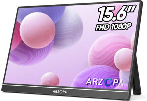 ARZOPA15.6C`oCj^[|[^ufBXvCIPStpl1920x1080FHD^є^yUSBC/miniHDMI/Xs[J[X}z/PC/Mac/Q[@ȂǑΉ