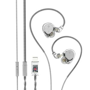 HIDIZS ST2 Nebula �C�����j �C���z�� �L�� �^�C�vc �}�C�N�t�� ESS ES9218AC �v���`�b�vDAC �����\�f���A�����C��H�_�C�i�~�b�N�h���C�o�[�A�C�����C���R���g���[���A0.78mm 2�s���P�[�u�� �}�C�N�c