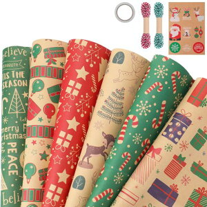 girldate�N���X�}�X���6����50*70CM���b�s���O�y�[�p�[�N���t�g������唻�a�������b�s���O�p�i�v���[���g��e�[�v�^�O���[�v�t��(3�Z�b�g)