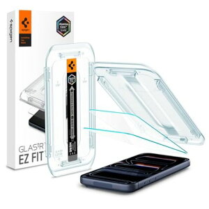 SpigeniPhone17�K���X�t�B����iPhone17Pro�K���X�t�B����iPhone16Pro�Ή�9H+�d�x�����K���X�ČR�K�i�������ς݃A���~�i�R�A�\��t���g���C�t���i�m�R�[�e�B���O��U�h�~2����EZFit