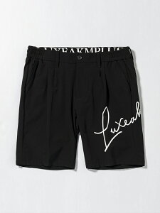 NXGCPCGvX LUXEAKMPLUS St SUPER STRETCH HANDWRITING LOGO SHORT PANTS J[VSX[p[Xgb`n[tpc LAB-23014