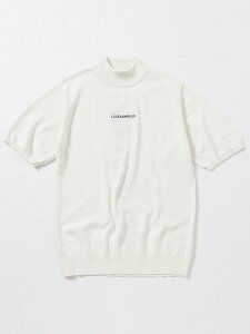 NXGCPCGvX LUXEAKMPLUS Y St VERTICAL LOGO MOCK NECK KNIT LAK-24002
