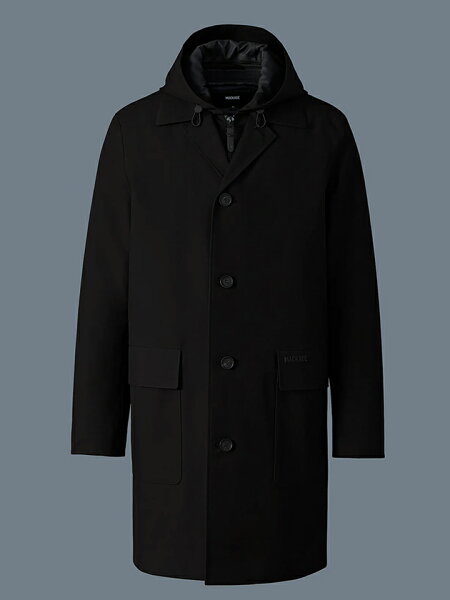 マッカージュ MACKAGE メンズ MATHIAS 3in1 バルマカンコート ブラック 10752601