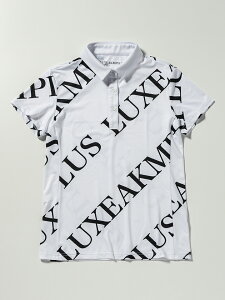 NXGCPCGvX LUXEAKMPLUS St fB[X DIAGONAL LOGO POLO SHIRT |Vc LAHL-23018