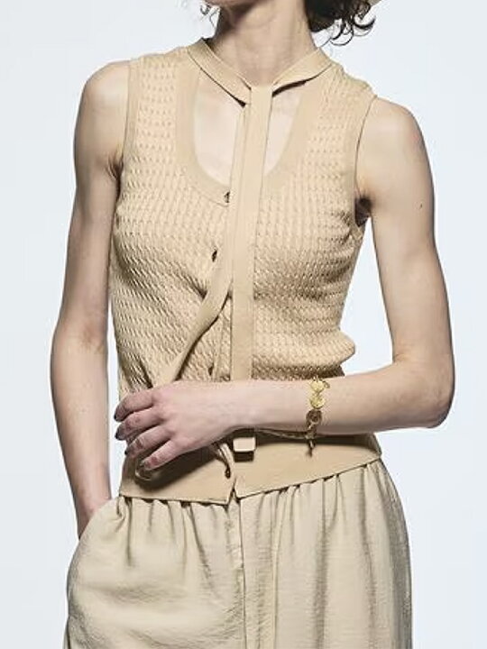 楽天市場】ブリル BRILL レディース マエアキケーブルニットベスト  