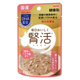 AIXIA(アイシア) 国産 健康缶パウチ 腎活 まぐろフレーク とろみタイプ 40g 北海道、東北、沖縄地方は別途送料あり