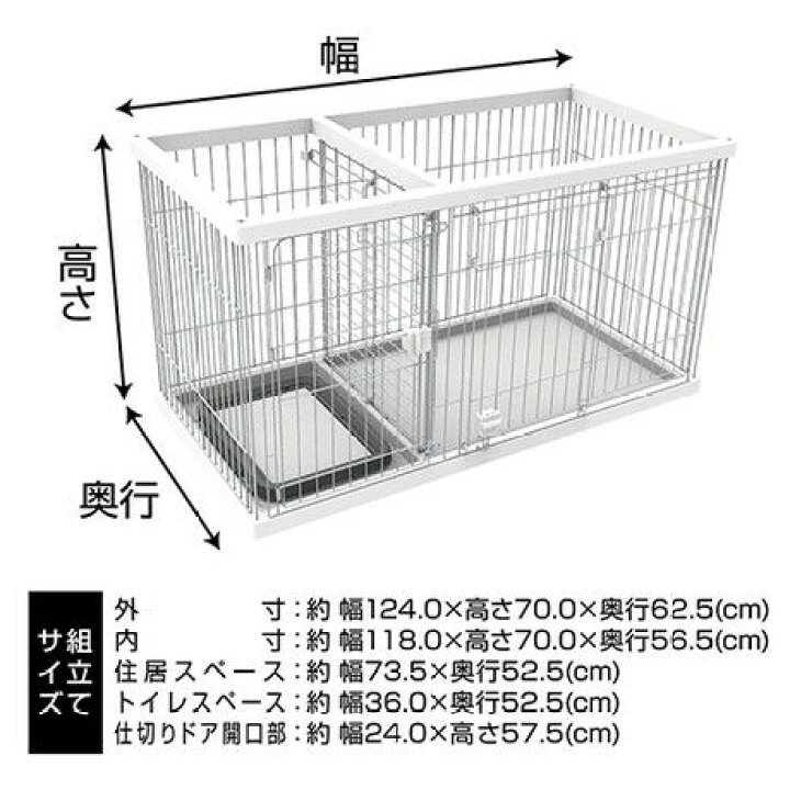 楽天市場】Petio(ペティオ)ドッグルームサークル レギュラー ホワイト 